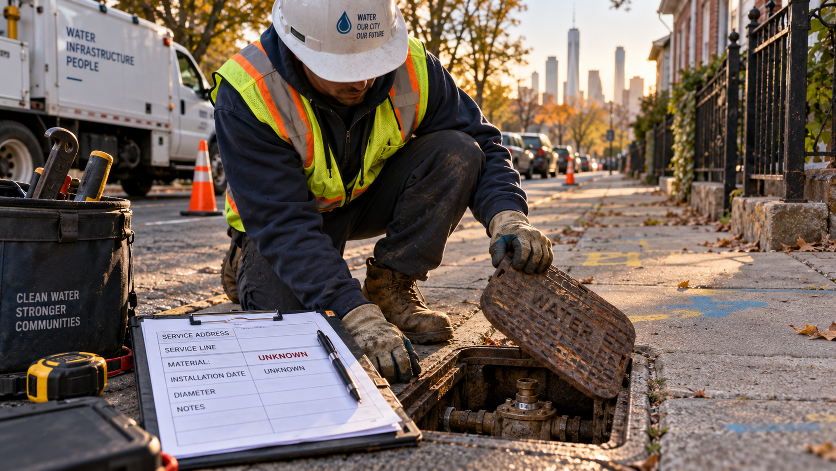 6,300 water systems can’t say what their pipes are made of. Yours might be one of them.